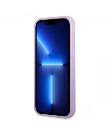 Guess GUHCP13SPS4MU iPhone 13 mini 5.4" purple/purple hardcase Saffiano 4G Small Metal Logo