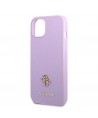 Guess GUHCP13SPS4MU iPhone 13 mini 5.4" purple/purple hardcase Saffiano 4G Small Metal Logo