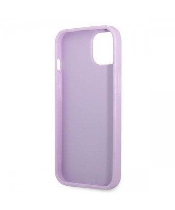 Guess GUHCP13SPS4MU iPhone 13 mini 5.4" purple/purple hardcase Saffiano 4G Small Metal Logo