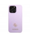 Guess GUHCP13XPS4MU iPhone 13 Pro Max 6.7" purple/purple hardcase Saffiano 4G Small Metal Logo
