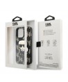 Karl Lagerfeld KLHCP13LPMNIKBK iPhone 13 Pro / 13 6.1" hardcase black/black Monogram Ikonik Patch