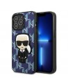 Karl Lagerfeld KLHCP13LPMNIKBL iPhone 13 Pro / 13 6.1" hardcase blue/blue Monogram Ikonik Patch