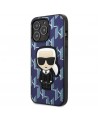 Karl Lagerfeld KLHCP13LPMNIKBL iPhone 13 Pro / 13 6.1" hardcase blue/blue Monogram Ikonik Patch