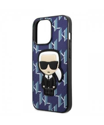 Karl Lagerfeld KLHCP13LPMNIKBL iPhone 13 Pro / 13 6.1" hardcase blue/blue Monogram Ikonik Patch