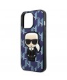 Karl Lagerfeld KLHCP13LPMNIKBL iPhone 13 Pro / 13 6.1" hardcase blue/blue Monogram Ikonik Patch