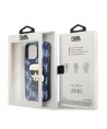 Karl Lagerfeld KLHCP13LPMNIKBL iPhone 13 Pro / 13 6.1" hardcase blue/blue Monogram Ikonik Patch