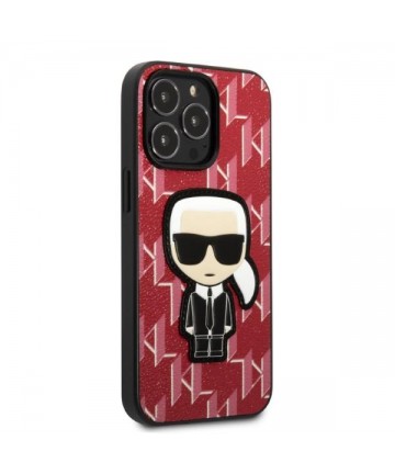 Karl Lagerfeld KLHCP13LPMNIKPI iPhone 13 Pro / 13 6.1" hardcase red/red Monogram Ikonik Patch