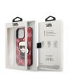 Karl Lagerfeld KLHCP13LPMNIKPI iPhone 13 Pro / 13 6.1" hardcase red/red Monogram Ikonik Patch