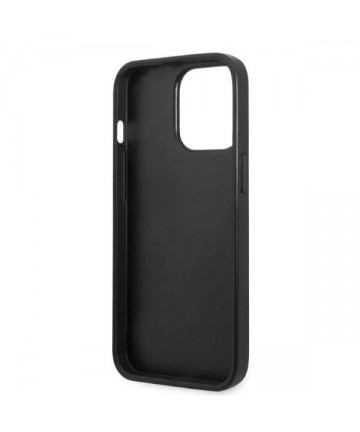 Karl Lagerfeld KLHCP13LSFMP2K iPhone 13 Pro / 13 6.1" hardcase black/black Saffiano Plaque