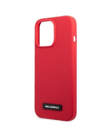 Karl Lagerfeld KLHCP13LSLMP1R iPhone 13 Pro / 13 6.1" hardcase red/red Silicone Plaque