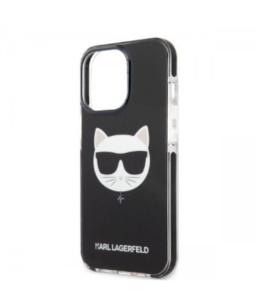 Karl Lagerfeld KLHCP13LTPECK iPhone 13 Pro / 13 6.1" hardcase black/black Choupette Head