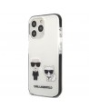 Karl Lagerfeld KLHCP13LTPEKCW iPhone 13 Pro / 13 6.1" hardcase white/white Karl&Choupette