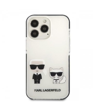 Karl Lagerfeld KLHCP13LTPEKCW iPhone 13 Pro / 13 6.1" hardcase white/white Karl&Choupette