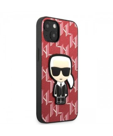 Karl Lagerfeld KLHCP13MPMNIKPI iPhone 13 6.1" hardcase red/red Monogram Ikonik Patch