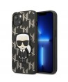 Karl Lagerfeld KLHCP13SPMNIKBK iPhone 13 mini 5.4" hardcase black/black Monogram Ikonik Patch