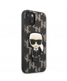 Karl Lagerfeld KLHCP13SPMNIKBK iPhone 13 mini 5.4" hardcase black/black Monogram Ikonik Patch
