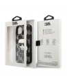 Karl Lagerfeld KLHCP13SPMNIKBK iPhone 13 mini 5.4" hardcase black/black Monogram Ikonik Patch