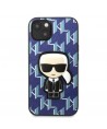 Karl Lagerfeld KLHCP13SPMNIKBL iPhone 13 mini 5.4" hardcase blue/blue Monogram Ikonik Patch