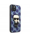 Karl Lagerfeld KLHCP13SPMNIKBL iPhone 13 mini 5.4" hardcase blue/blue Monogram Ikonik Patch
