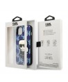 Karl Lagerfeld KLHCP13SPMNIKBL iPhone 13 mini 5.4" hardcase blue/blue Monogram Ikonik Patch