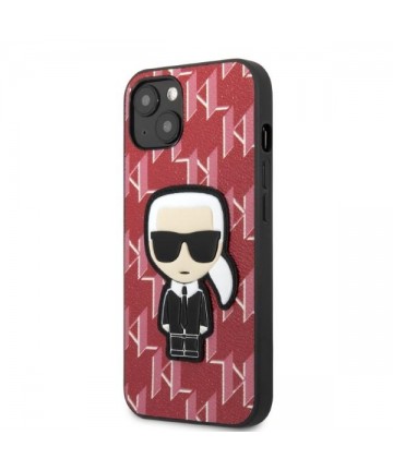 Karl Lagerfeld KLHCP13SPMNIKPI iPhone 13 mini 5.4" hardcase red/red Monogram Ikonik Patch