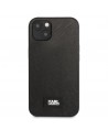 Karl Lagerfeld KLHCP13SSFMP2K iPhone 13 mini 5.4" hardcase black/black Saffiano Plaque
