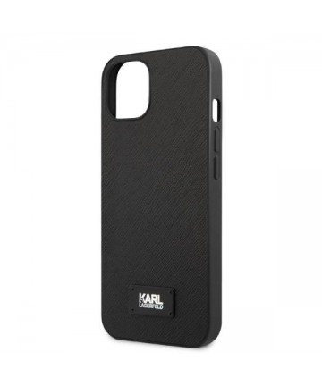 Karl Lagerfeld KLHCP13SSFMP2K iPhone 13 mini 5.4" hardcase black/black Saffiano Plaque