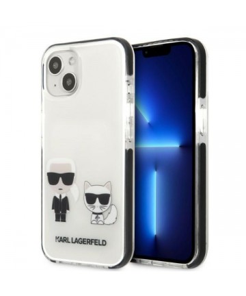 Karl Lagerfeld KLHCP13STPEKCW iPhone 13 mini 5.4" hardcase white/white Karl&Choupette