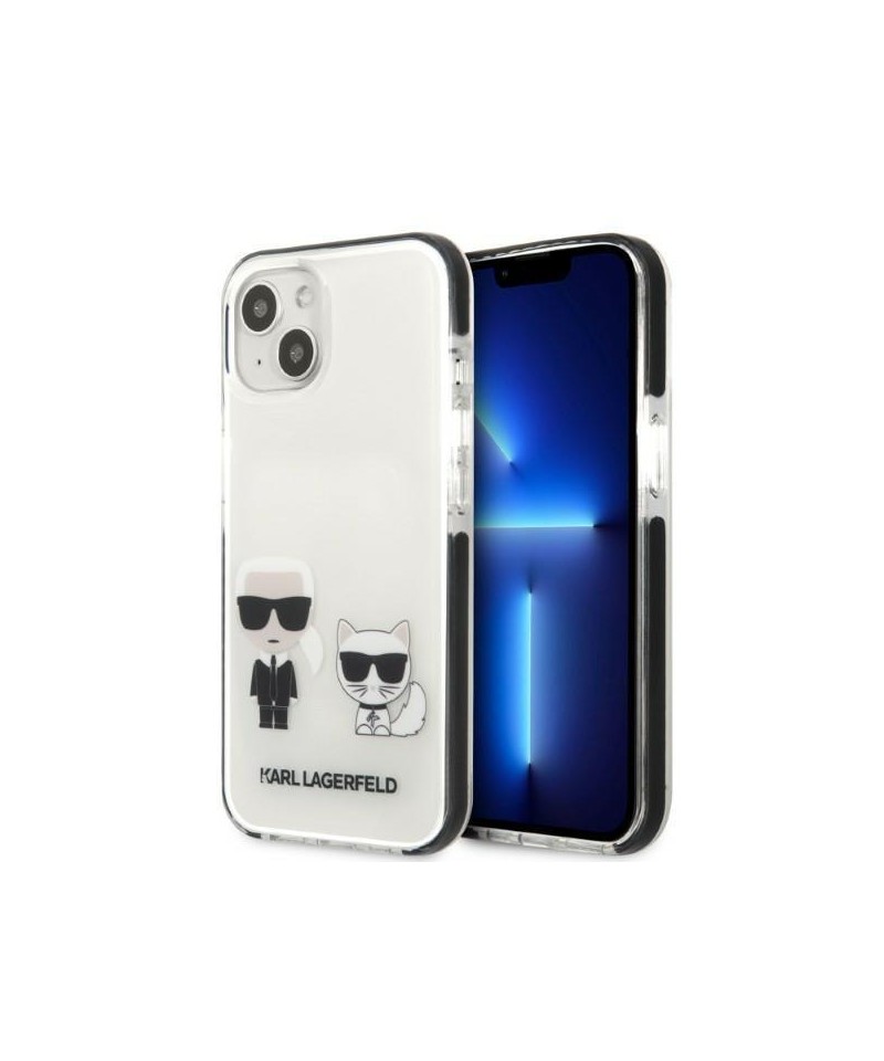 Karl Lagerfeld KLHCP13STPEKCW iPhone 13 mini 5.4" hardcase white/white Karl&Choupette