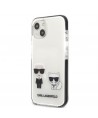 Karl Lagerfeld KLHCP13STPEKCW iPhone 13 mini 5.4" hardcase white/white Karl&Choupette