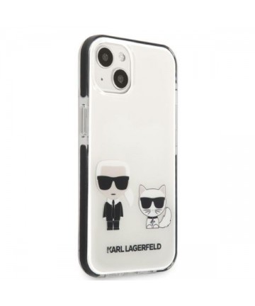 Karl Lagerfeld KLHCP13STPEKCW iPhone 13 mini 5.4" hardcase white/white Karl&Choupette