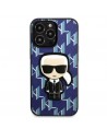 Karl Lagerfeld KLHCP13XPMNIKBL iPhone 13 Pro Max 6.7" hardcase blue/blue Monogram Ikonik Patch