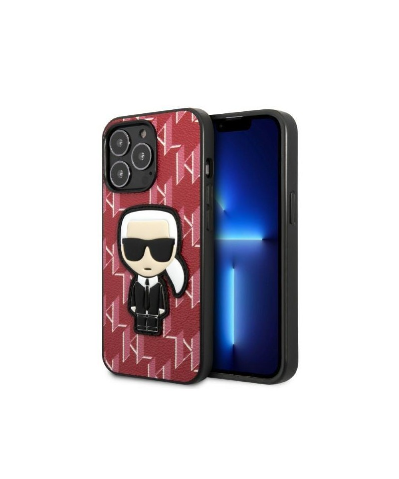 Karl Lagerfeld KLHCP13XPMNIKPI iPhone 13 Pro Max 6.7" hardcase red/red Monogram Ikonik Patch