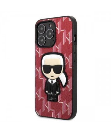Karl Lagerfeld KLHCP13XPMNIKPI iPhone 13 Pro Max 6.7" hardcase red/red Monogram Ikonik Patch