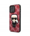 Karl Lagerfeld KLHCP13XPMNIKPI iPhone 13 Pro Max 6.7" hardcase red/red Monogram Ikonik Patch