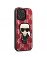Karl Lagerfeld KLHCP13XPMNIKPI iPhone 13 Pro Max 6.7" hardcase red/red Monogram Ikonik Patch