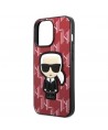 Karl Lagerfeld KLHCP13XPMNIKPI iPhone 13 Pro Max 6.7" hardcase red/red Monogram Ikonik Patch