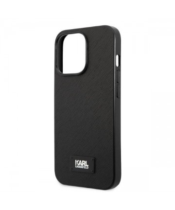 Karl Lagerfeld KLHCP13XSFMP2K iPhone 13 Pro Max 6.7" hardcase black/black Saffiano Plaque