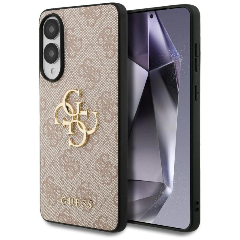 Guess Big 4G Logo Classic Logo Case for Samsung Galaxy S25 Edge - Pink
