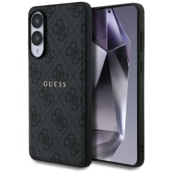 Guess 4G Ring Classic Logo MagSafe Case for Samsung Galaxy S25 Edge - Black