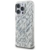 Karl Lagerfeld IML Karl Script Pattern MagSafe Case for iPhone 16 Pro - White