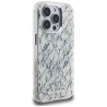 Karl Lagerfeld IML Karl Script Pattern MagSafe Case for iPhone 16 Pro - White