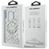 Karl Lagerfeld IML Karl Script Pattern MagSafe Case for iPhone 16 Pro - White