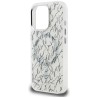 Karl Lagerfeld IML Karl Script Pattern MagSafe Case for iPhone 16 Pro Max - White