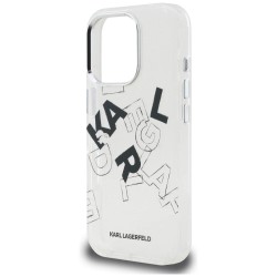 Karl Lagerfeld IML Sketched Graphic Case for iPhone 16 Pro Max - Clear