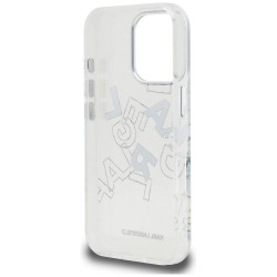 Karl Lagerfeld IML Sketched Graphic Case for iPhone 16 Pro Max - Clear