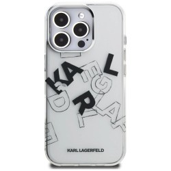 Karl Lagerfeld IML Sketched Graphic Case for iPhone 16 Pro - Clear