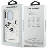 Karl Lagerfeld IML Sketched Graphic Case for iPhone 16 Pro - Clear