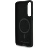 Karl Lagerfeld Silicone nauble Heads And Circle MagSafe case for Samsung Galaxy S25 Edge - black
