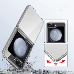 Tech-Protect FlexAir Hybrid Case for Samsung Galaxy Z Flip 6 / 7 FE - Transparent